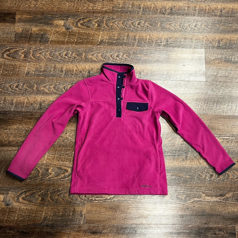 Eddie Bauer Women’s XS Radiator Fleece Snap Mock Neck